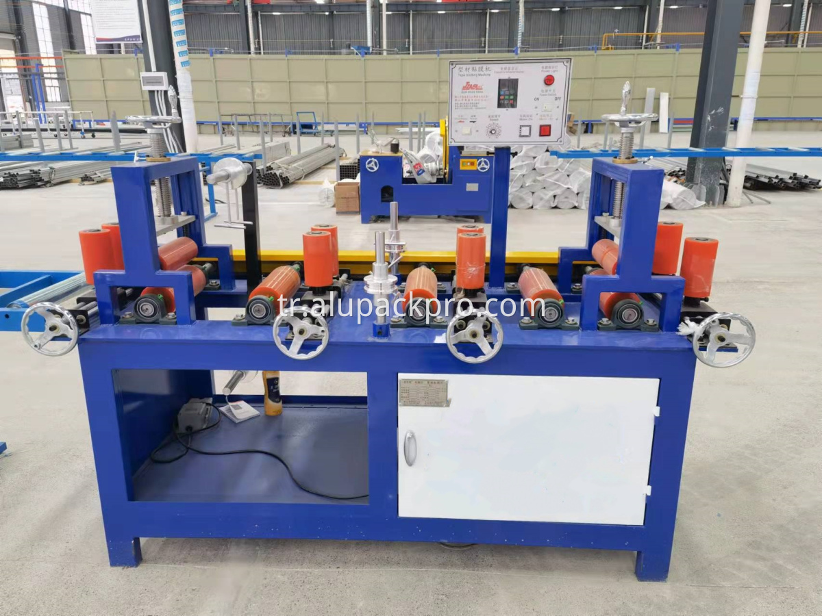 aluminum film sticking machine